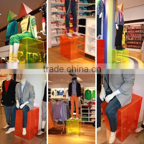 Hongkong supply acrylic stood for shop decoration