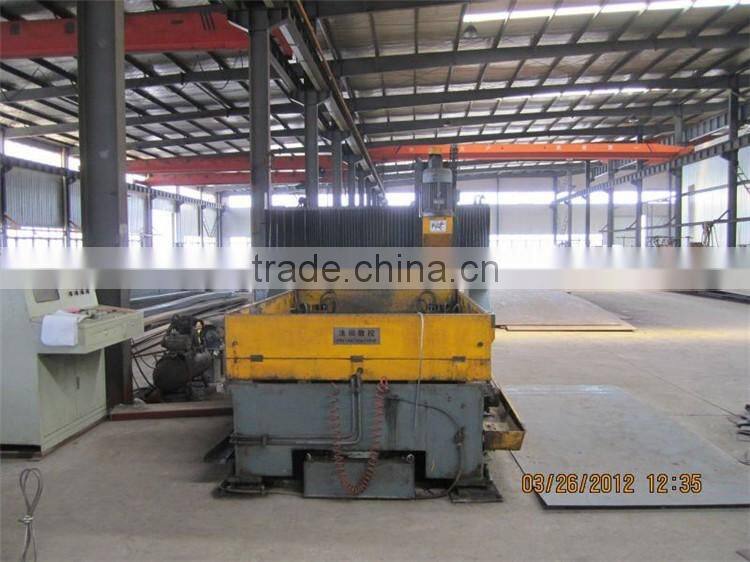 A metal garden shed made steel warehouse