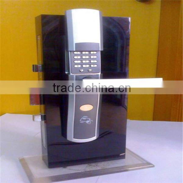 gold hotel smart lock with rfid card key system