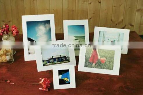 Standing Paper Photo Frame Instax Mini Frame Single Tabletop Frame wedding photo frames