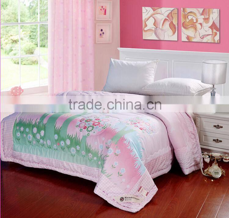 Cheap childrens 3d printed cartoon summer quilt,cot quilt sets for sale