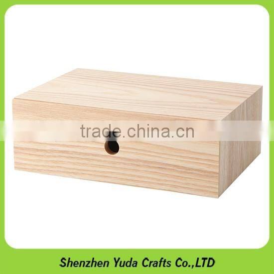 MDF gift box with sliding door wooden box for candy