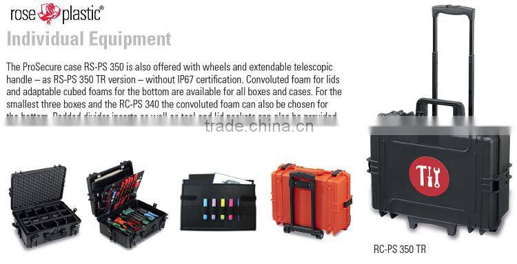 Hard solid durable protective injection mold sturdy storage stable handheld portable packaging box EVA foam car computer case