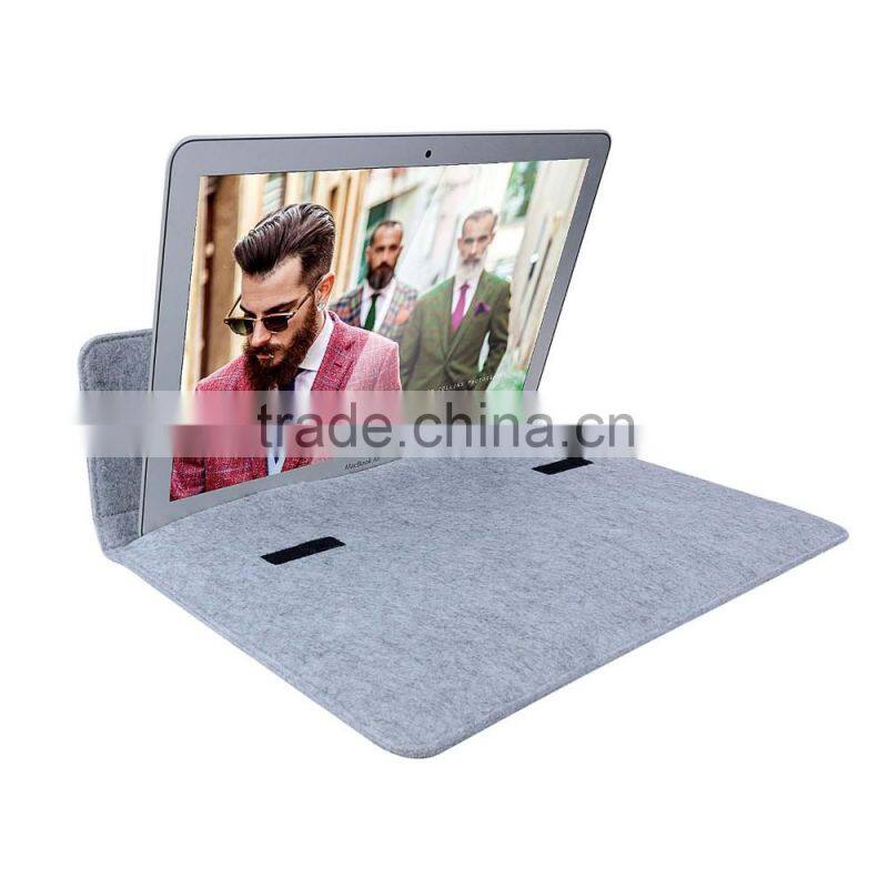 Premium Gift Wool Felt Laptop Sleeve for MacBook Air Pro 11" 13" 15" Laptop Bag