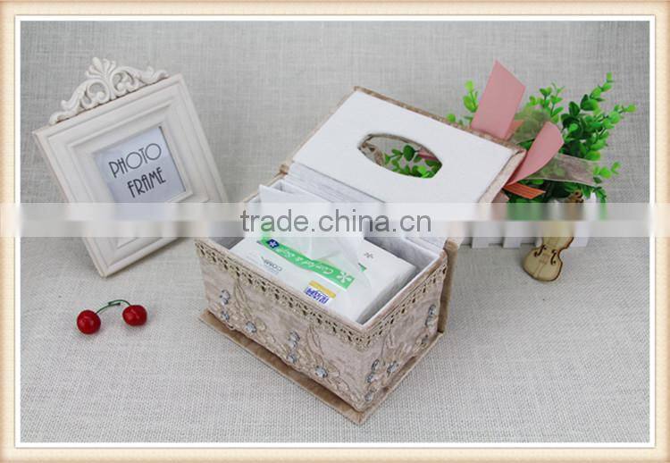 Beautiful velvet box tissue