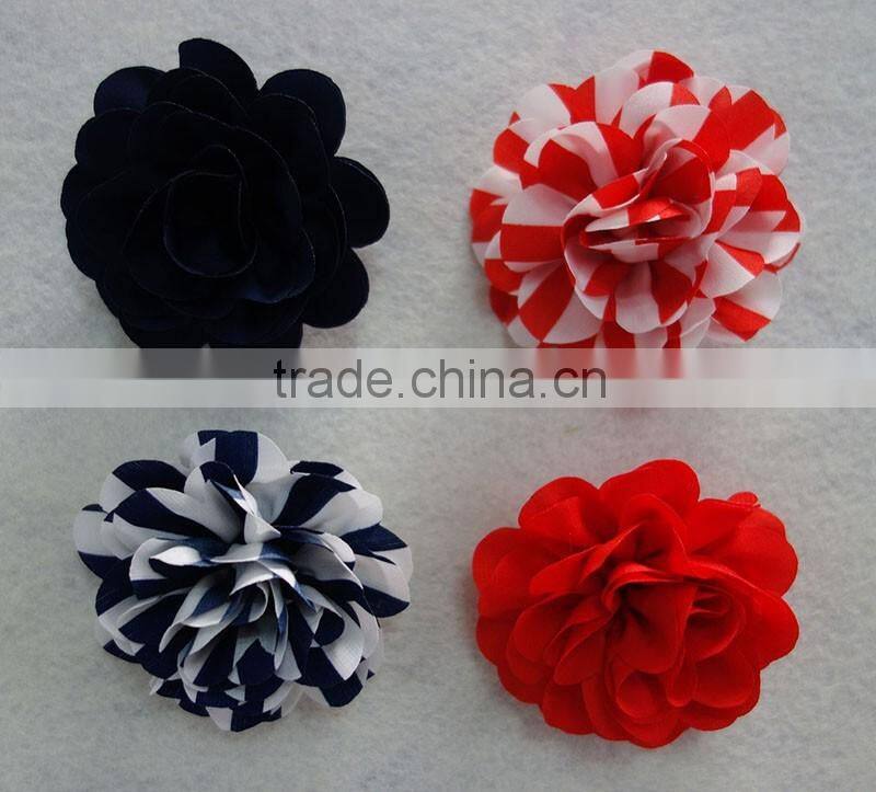 hot sell July 4th rosette hair clips