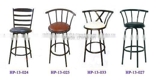 Metal Swivel bar stool chair