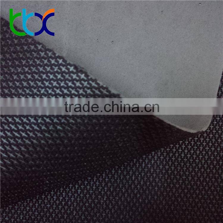 EVA Foam sheet with Cambrelle lining Nonwoven Cross Design Fabric