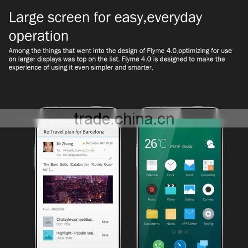 5.36 inch IPS 1920*1152 2G Ram Camera 20MP Battery 3100mAh 4G LTE Smart Phone MTK6595 Octa Core Original Meizu MX4