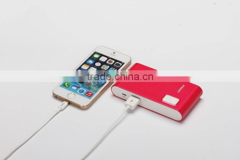 pisen color mobile power bank 4200 mah external battery charger for mobile phone