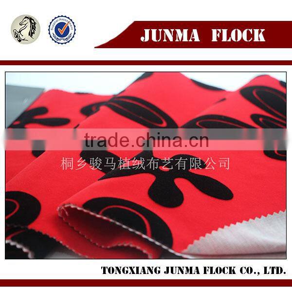 China Upholstery Textile Flocking Sofa Fabrics Moroccan Fabric