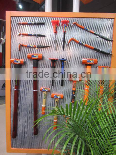 steel forged hammer with wood handle