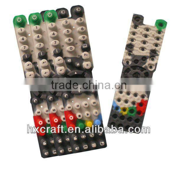 New design,Silicon rubber keypad for remote control,OEM is welcome
