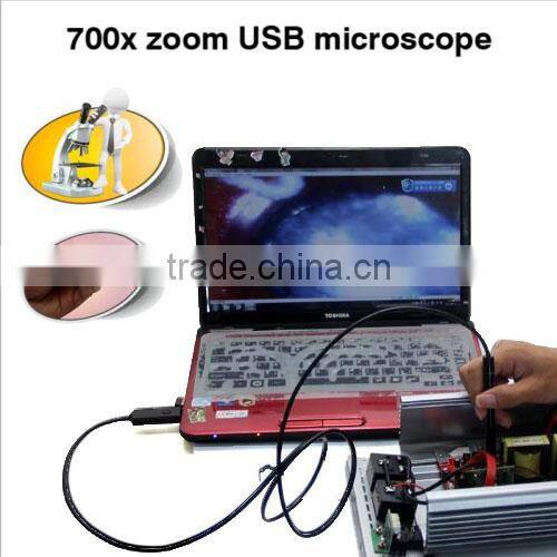 700X mini Portable diameter 10 meter Digital USB Microscope Camera