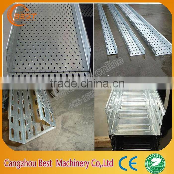 perforated sheet machine cable tray making machine