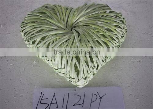 willow basket; wicker heart; wicker decos