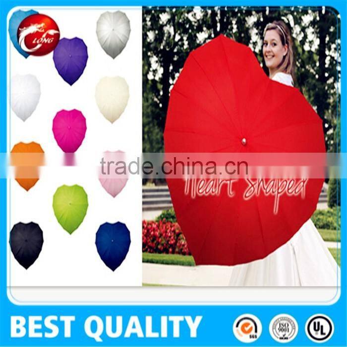 Straight umbrella, heart umbrella, Wedding umbrella for lover