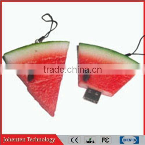 PVC custom USB flash drives fruit strawberry shape wholesale