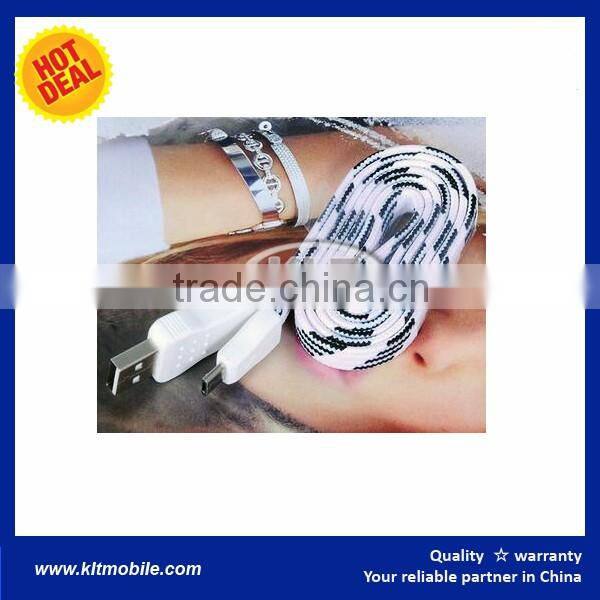 High cost effetive braid USB Cable for mobile phone