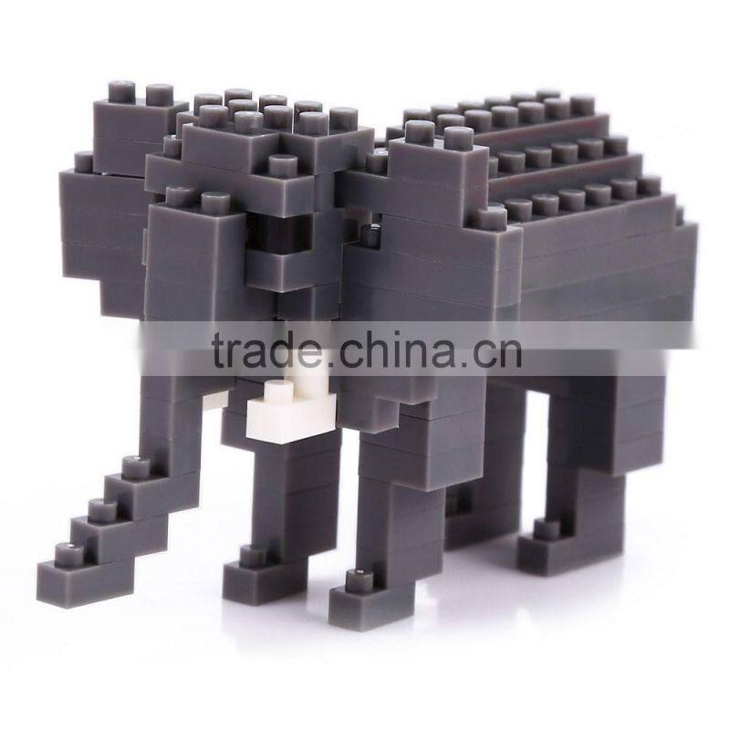 plastic building block Elephant 100PCS block toys 2016 color