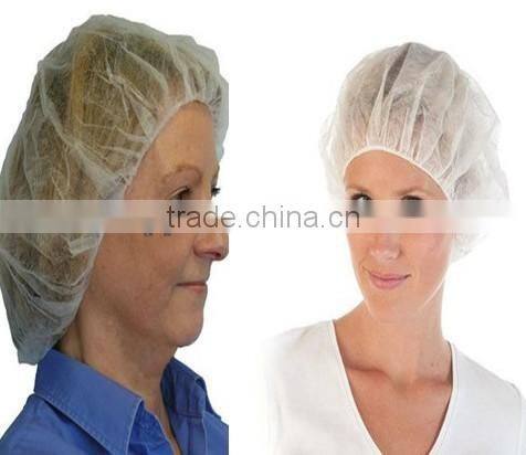 blue nonwoven disposable surgical caps