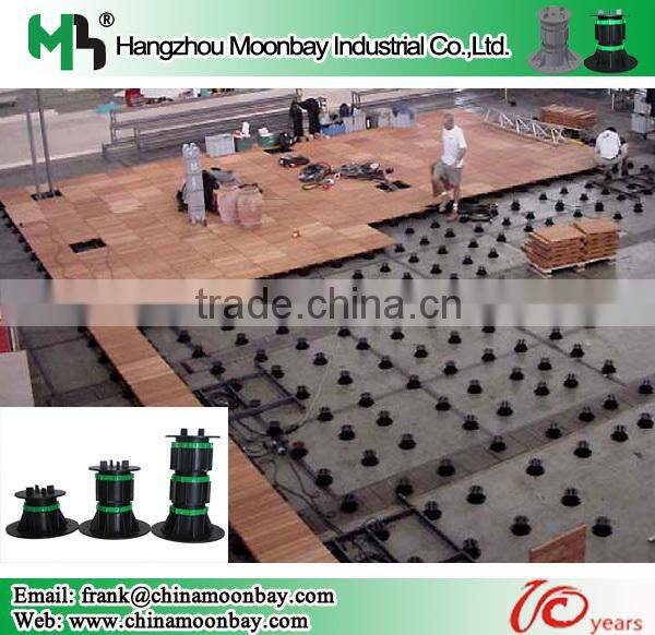 plastic pedestal---support system for decking
