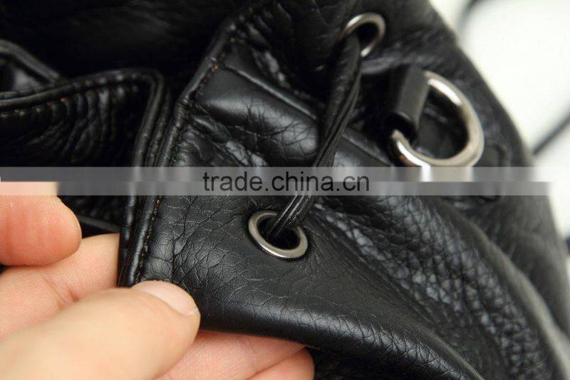 Hot style PU leather backpack in this season fashion school backpack 2015