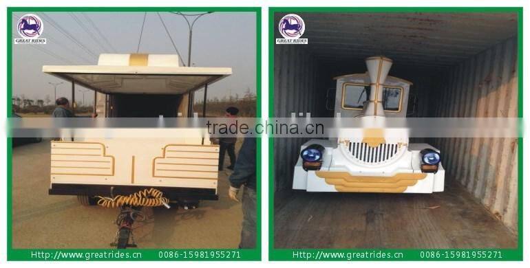 electric tourist train used trackless train for sale