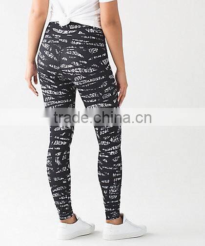 2016Sexy yoga pants womens sublimated Standard Waist Activewear & Yoga Leggings
