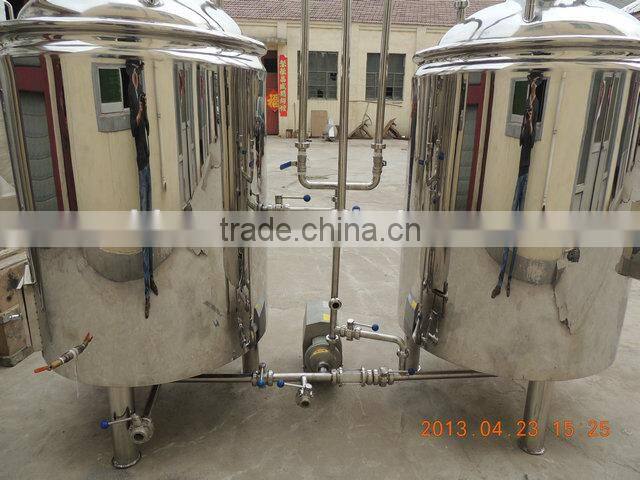 500L beer brewing equipment, used at bar, restaurant, made by red copper, SS material