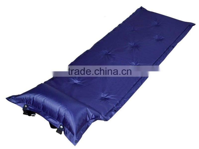 Outdoor Self-Inflating Blue Pad Picnic Hiking Camping Bed Sleeping Mat