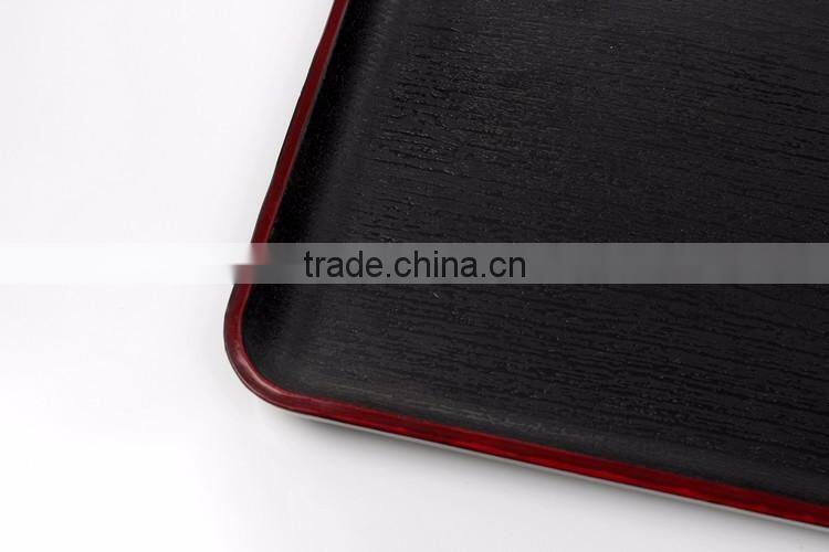 Japanese Style Plastic rectangular non-slip Tray