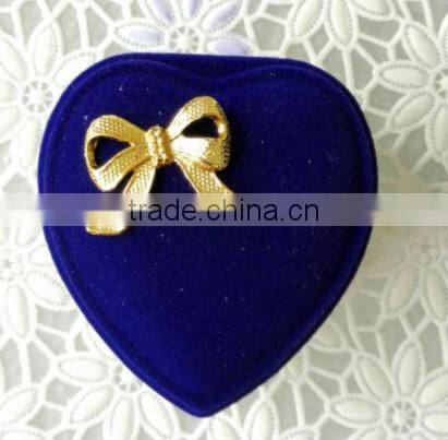 heart shape red wedding jewelry ring box wholesale