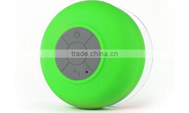 Bluetooth Waterproof Wireless Shower Handsfree Mic Suction Speaker Gift Rainbow Colors