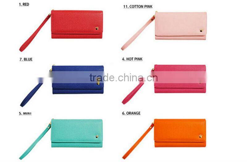 Fashion Women Wallets Day Clutch Ladies PU Leather Wallet Purse Long Hand bag Zipper Clutch Card Wallet