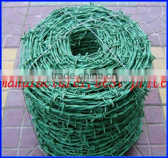 hot dip galvanized double line twist barb wire for security