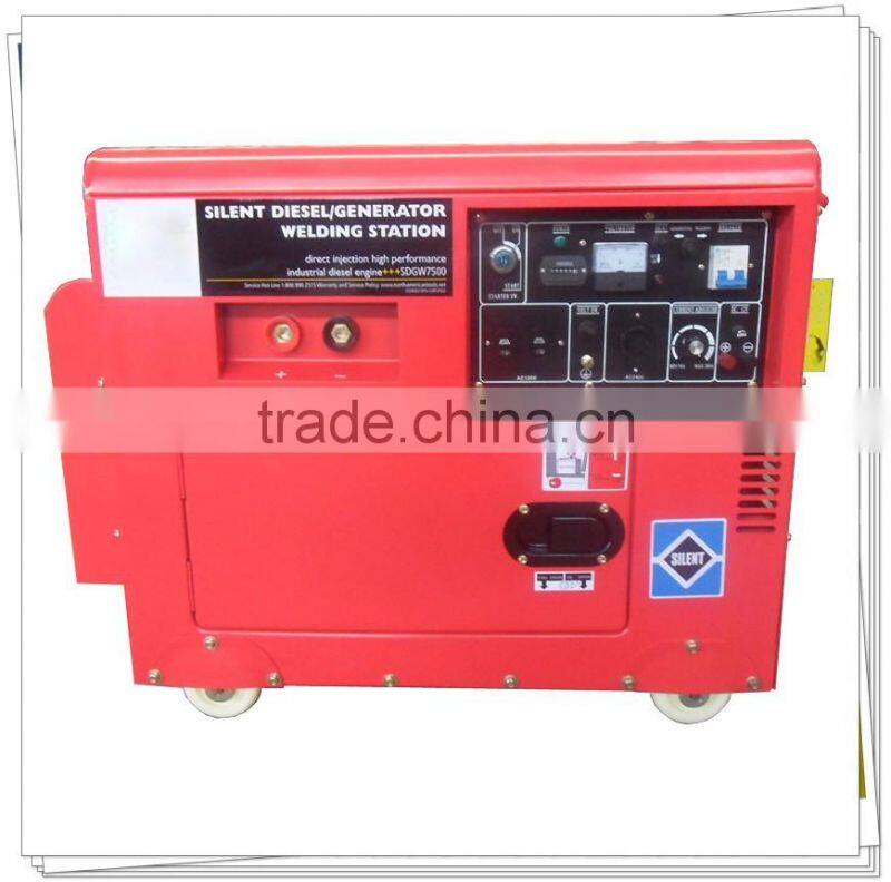 180A 5kW diesel welding generator