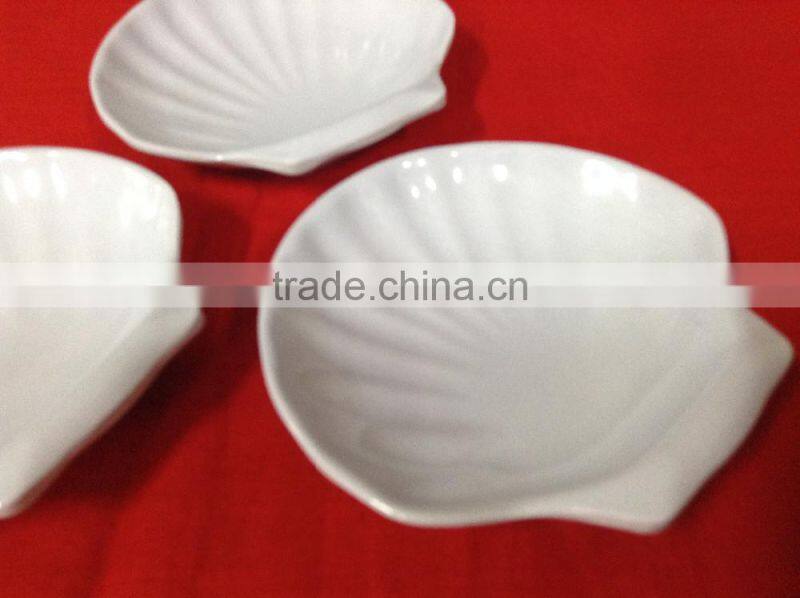 Malaysia Made Melamine Shell Shape Sauce Plate