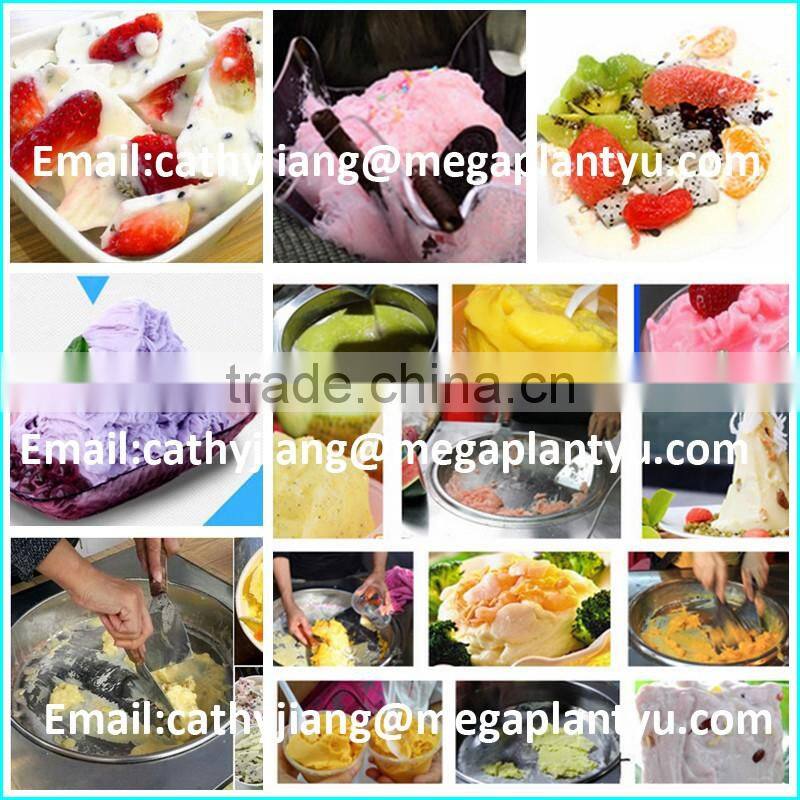 rolled pan fried ice cream machine