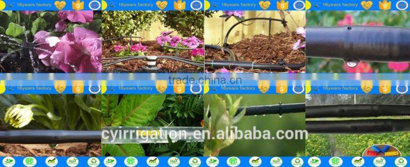 Wholesale good quality 16mm PE material automatic irrigation system PE tape for small scale famers