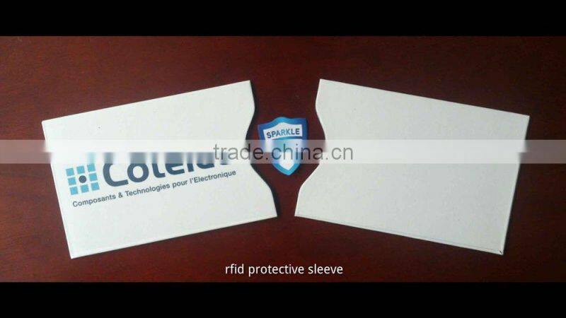 RFID Blocking Sleeves For Smart Card Credit Card