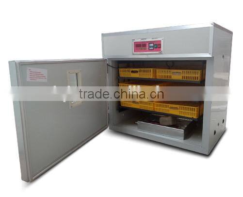 high quanlity new material automatic chicken egg incubator 528 eggs