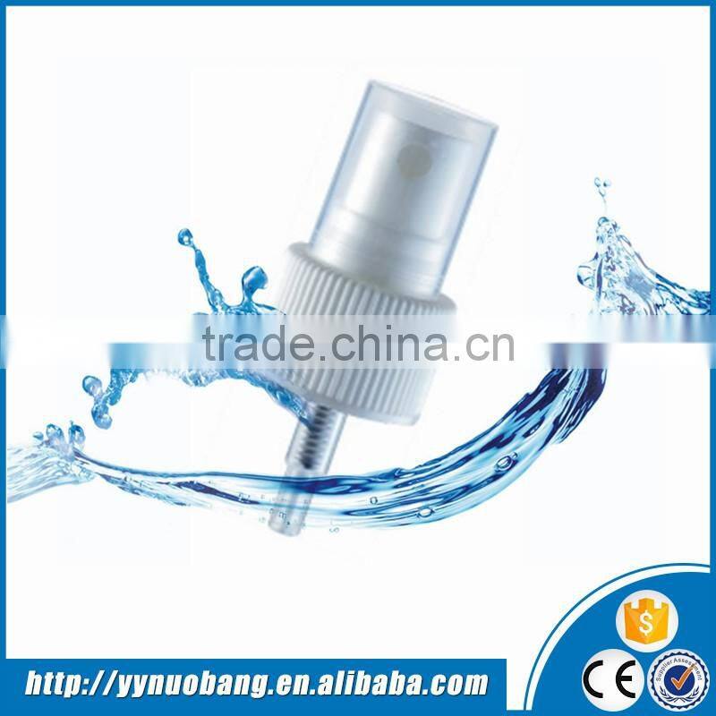 2017 china hot sell fine mist sprayer pump with clear cover