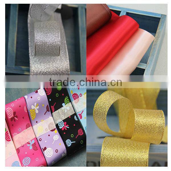 Wholesale 100% polyester double faced satin ribbon