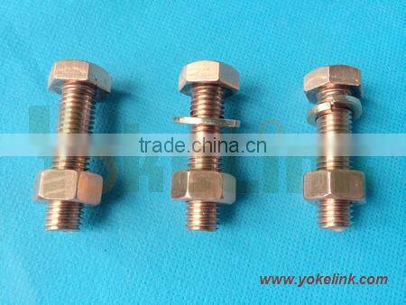 hex copper machine screws /hex head copper screw