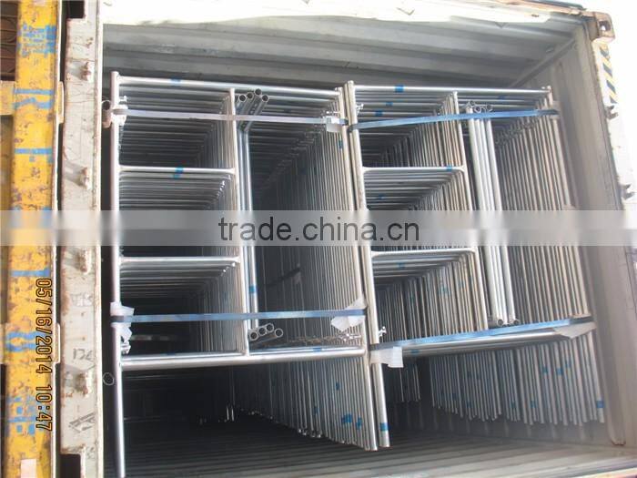 galvanized scaffolding