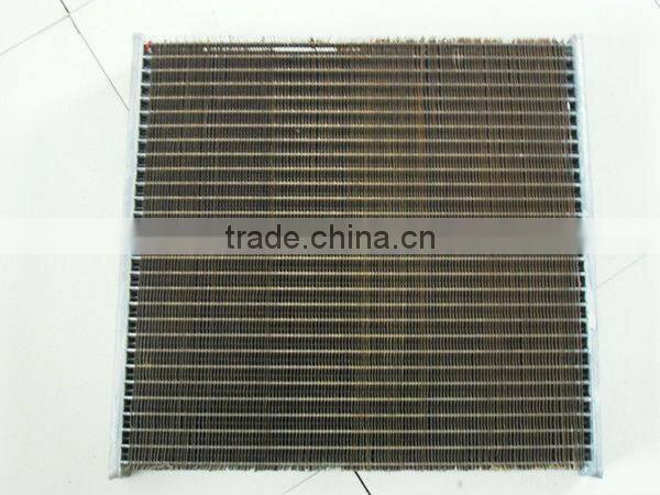 Brazed turbo intercooler, intercooler core