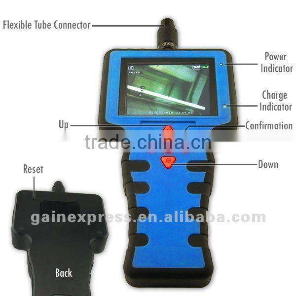 2-Way Industrial Rotation 3Meter 3M Borescope Endoscope Snake Scope 5.5mm Diameter Video Inspection Camera + 6x Magnification