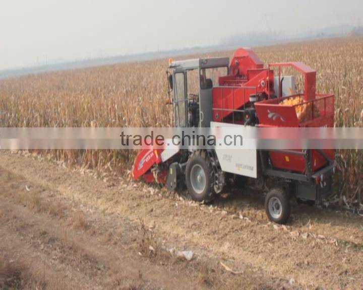 corn combine harvester