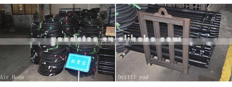 Multiple use hydraulic borehole portable drilling machine